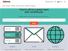 Tablet Screenshot of gowebsite.com